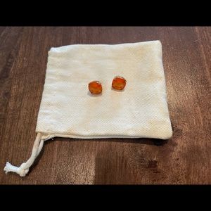 Women’s Kate Spade gold gemstone earrings